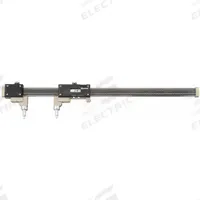 STARRETT Step Contact Digital Caliper: 0 in to 16 in /0 mm to 400 mm, Cabled, +/-0.002 in Accuracy (MPN 5002BZ-16/400). Key specifications — attr1184461: +/-0.002 in; attr1184462: 0.0005 in/0.01 mm; attr1184471: Outside; attr1184472: Disc Contacts; attr1184496: STARRETT.
