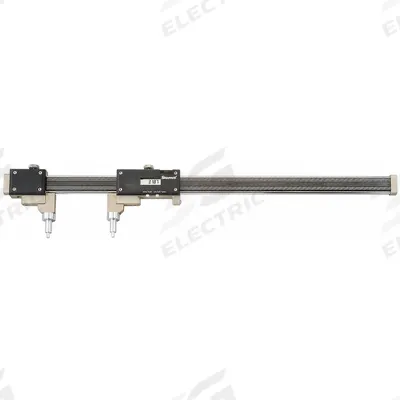 STARRETT Step Contact Digital Caliper: 0 in to 16 in /0 mm to 400 mm, Cabled - Digital Calipers for Centerline & Hole-to-Hole Measurement