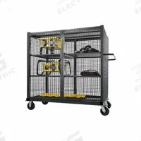 SOUTHWIRE Security Cart: 1,500 lb, 30 in L x 25 in W Self, 52 in L x 34 in W x 58 in H Overall Dim (MPN 785921). Key specifications — Shelf Type: Removable; Caster Brake Type: Total Lock Brake; Brand: SOUTHWIRE; Caster/Wheel Configuration: (2) Swivel; Shelves Included: 2.