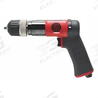 CHICAGO PNEUMATIC Air-Powered Drill: 3/8 in Chuck, Light Duty, 2,100 RPM, 0.5 hp, Keyless (MPN CP9792C). Key specifications — attr1320790: CHICAGO PNEUMATIC.