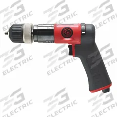 CHICAGO PNEUMATIC Air-Powered Drill: 3/8 in Chuck, Light Duty, 2,100 RPM, 0.5 hp, Keyless (MPN CP9792C). Key specifications — attr1320790: CHICAGO PNEUMATIC.