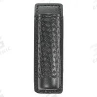 HEROS PRIDE Baton Holder: Black, Synthetic Leather, Basket Weave, 6 in x 2 1/4 in, Open Closure (MPN 1478W). Key specifications — attr188437: Black; attr188438: Synthetic Leather; attr188431: Flashlight Pouch.