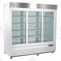 AMERICAN BIOTECH SUPPLY Chromatography Refrigerator: 69 cu ft, Upright, 1°C to 10°C, Sliding Glass (MPN ABT-HC-CS-69). Key specifications — Door Opening Style: Sliding; Color: White; Alarm Type: Temperature; Manufacturer Part Number: ABT-HC-CS-69; Brand: AMERICAN BIOTECH SUPPLY; Product Type: Chromatography Refrigerator; Door Type: Sliding Glass; Refrigerant Type: R-290.