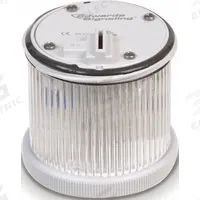 EDWARDS SIGNALING Tower Light Module: Flashing/Steady, 24V AC/24V DC, White, 70 mm Overall Dia (MPN 270LEDMW24AD). Key specifications — Brand: EDWARDS SIGNALING; Compatible with Series: 200 Class; Lens Color: White; Operating Voltage: 24V AC; Manufacturer Part Number: 270LEDMW24AD.