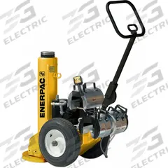 ENERPAC Lifting Jack: Cylinder Included, 100 ton Nominal Capacity, 37 in Min. Toe Clearance (MPN PRASA10027L). Key specifications — attr98873: ENERPAC.