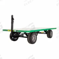 VALLEY CRAFT Quad-Steer Trailer: 4,000 lb Cap, 96 in L x 48 in W x 21 1/2 in H Deck, Steel, Green (MPN F83993). Key specifications — Brand: VALLEY CRAFT; Color: Green; Hitch Type: Pin & Clevis.