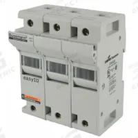 BUSSMANN Fuse Block: Finger-Safe, 3 Pole, 600 V AC, DIN Rail Mounting, Box Lug Termination (MPN CH30J3). Key specifications — Brand: BUSSMANN.