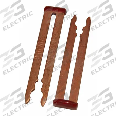ASSOCIATED EQUIP Side Terminal Adapter: Side, Insulated Clamps, Copper, 1 PR (MPN 6200) - Fleet and Vehicle Maintenance
