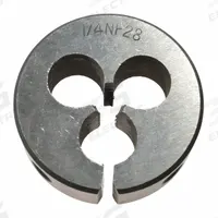 WESTWARD Alloy Steel Die, 1/4-28 UNF: CCT1060-27, Die