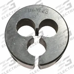 WESTWARD Alloy Steel Die, 1/4-28 UNF: CCT1060-27, Die