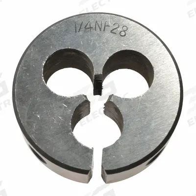 WESTWARD Alloy Steel Die, 1/4-28 UNF: CCT1060-27, Die - Pneumatics