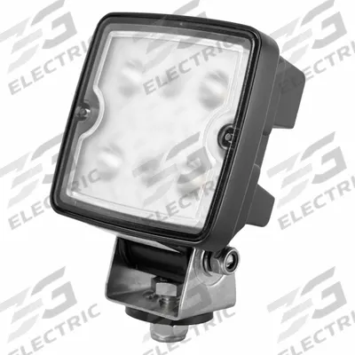 GROTE Quad 1000 Flood DT: Flood, LED, Deutsch, Black, 3 15/16 in Overall Wd - Vehicle Floodlights