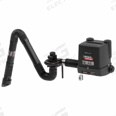 LINCOLN ELECTRIC: 735 cfm, 7 ft Arm Lg, MERV 14 - Telescoping-Arm Wall-Mount Fume Extractors