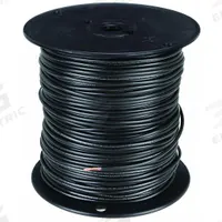 SOUTHWIRE Hookup Wire: 14 AWG Conductor Size, Black, 500 ft Overall Lg, 600 V Volt (MPN 411030508). Key specifications — Brand: SOUTHWIRE; Product Type: Machine Tool Wire; Standards: UL 1020; Manufacturer Part Number: 411030508.