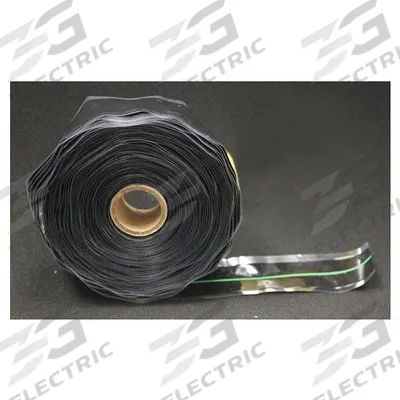 ER TAPE Repair Tape: Heavy Duty, Black/Green, 1 in Wd, 12 yd Lg, 40 mil Thick - Self-Fusing Repair Tape