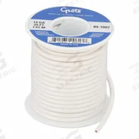 GROTE Primary Automotive Wire: GPT, 25 ft, 1 Conductor, 14 AWG, White, 60 V Volt (MPN 89-7007). Key specifications — Brand: GROTE.