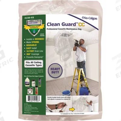 NU-CALGON Bag: Ceiling Cassette Systems, Plastic - Maintenance Bags & Kits For Mini-Split Systems