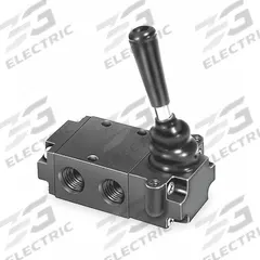 PARKER Manual Air Control Valve: DirectAir 4, Three-Way / Two-Position, Lever, 1/4 in Female NPT (MPN 524831000). Key specifications — attr1084737: Aluminum; attr1084764: Manual Air Control Valve; attr1084778: Spool; attr1084767: DirectAir 4; attr1084731: 524831000; attr1084739: PARKER; attr1084765: Manual Return; attr1084768: DirectAir 4.