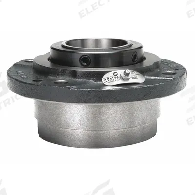 MOLINE BEARING Flange Bearing: Tapered Roller, 3 7/16 in Bore, Cast Iron, Set Screws - Flange-Mount Tapered Roller Bearings