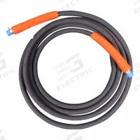 Hydraulic Hose: 3/8 in ID, NPTF x NPTF, 15 ft Lg, 3/8 in x 3/8 in Fitting Size, Rubber, 9734. Key specifications — Hose Tube Material: Rubber; Fitting Type: NPTF x NPTF; Manufacturer Part Number: 9734; Brand: POWER TEAM.