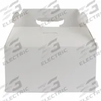 APPROVED VENDOR Disposable Carry-Out Food Container: 5 in Ht, 5 in Wd, 9 1/2 in Dp, 125 PK (MPN 3612). Key specifications — Brand: APPROVED VENDOR; Material: Paperboard; Microwave Safe: No; Product Type: Barn Box; Shape: Rectangular; Closure Type: Tuck Top Lid.