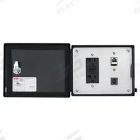 NVENT HOFFMAN Data Interface Port: Steel, 120V Duplex Receptacle/RJ45, 8 in (W) x 8 1/2 in (H) (MPN HDP5CN). Key specifications — Manufacturer Part Number: HDP5CN; Brand: NVENT HOFFMAN; Resets: 5 A Reset; IP Rating: IP66; Panel Configuration: 120V Duplex Receptacle; Panel Terminations: RJ45.