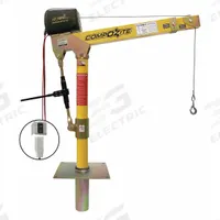 OZ LIFTING PRODUCTS Davit Crane Kit: Composite, Electric, 1,200 lb Max. Load Capacity, 0 in to 45 ft (MPN OZ1200DAV-DCW-SP8). Key specifications — Material: Composite; Brand: OZ LIFTING PRODUCTS; Included Base Type: Socket; Body Material: Composite.