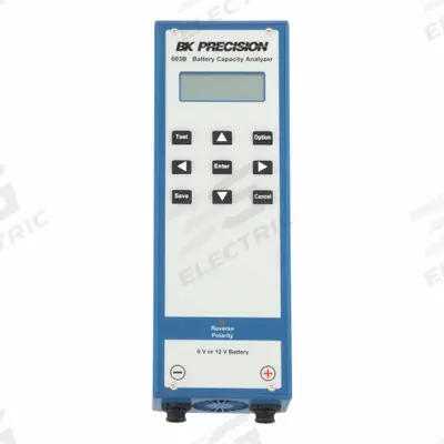 B&K PRECISION Battery Capacity Analyzer: 5.5 V to 30 V, Lead Acid, No Certification Included - Battery Capacity Analyzers w/ Record Storage
