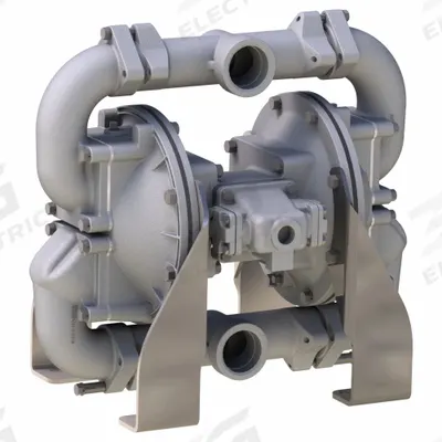 SANDPIPER Air Operated Double Diaphragm Pump: Stainless Steel Body, 2 in, NPT Connection - Stainless Steel Housing AODD Pumps
