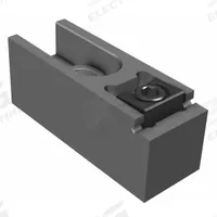 MITEE-BITE Slotted Modular Pitbull Clamp: Steel, Knife Face, M16 Bolt (MPN 56250). Key specifications — Manufacturer Part Number: 56250; Brand: MITEE-BITE PRODUCTS INC.