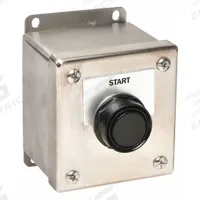 SIEMENS Control Station: Flush Push Button, 0 Pilot Lights, 1NO/1NC, Start, (1) Push Button (MPN 52C101S). Key specifications — Brand: SIEMENS; Operator Legend: Start; Operator Color: (2) Black; Operator Configuration: Flush Push Button; Operator Configuration Type: (1) Push Button.