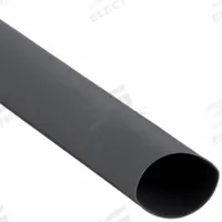 3M Heat Shrink Tubing: 0.75 in I.D. Before Shrinking, 0.38 in I.D. After Shrinking, 4 ft Lg, 12 PK (MPN FP301-3/4-48"-BLACK-12 PCS). Key specifications — Color: Black; Brand: 3M.