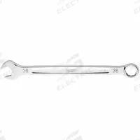 MILWAUKEE Combination Wrench: Steel, Chrome, 36 mm Head Size, 20 1/8 in Overall Lg, Std (MPN 45-96-9536). Key specifications — attr309539: 36 mm; attr309567: Yes; attr324930: MILWAUKEE.