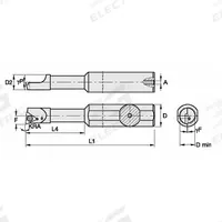 WIDIA Indexable Boring Bar: FSBI250500750R (MPN 2830329). Key specifications — attr257292: FSBI250500750R.