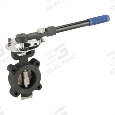 MILWAUKEE VALVE Butterfly Valve: For Steam Media, 3 in Pipe Size, Lug - Carbon Steel High-Performance Butterfly Valves
