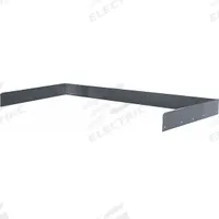 HALLOWELL Back Stop: 60 in Overall Wd, 30 in Overall Dp, Steel, Black, Black (MPN HWB-BES-6030ME). Key specifications — Material: Steel.
