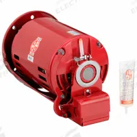 BELL & GOSSETT Circulating Pump Motor: Mfr Part # 111049, Three Phase, 208-230/460V AC, 3/4 hp. Key specifications — Motor Frame Designation: 56C; Nameplate Voltage: 208-230/460V AC; Manufacturer Part Number: 111049; Compatible with Series: Series PD.