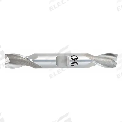 OSG Square End Mill: Cobalt, Double End, 2 Flute, 17 mm Mill Dia, 33.33 mm LOC - Double-End Cobalt Square End Mills