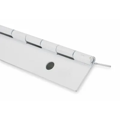 OEM Piano Hinge: Steel, 72 in Leaf Ht, 5/8 in Leaf Wd - Full Surface-Mount Piano Hinges
