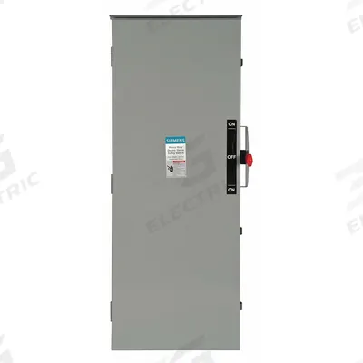 Siemens Safety Switch: Non-Fusible, 600 A, Three Phase, 240V AC, Galvanized Steel - Non-Fusible Safety Switches