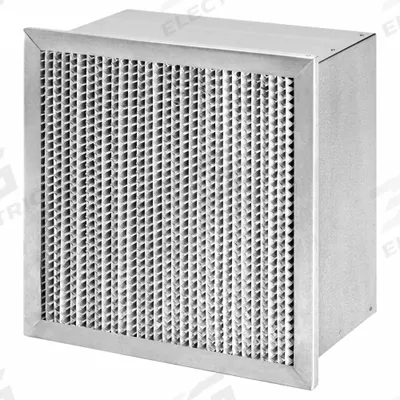 GRAINGER Cartridge Air Filter: 20 in x 20 in x 12 in, Steel, Single Header - MERV 14 Cartridge Air Filters