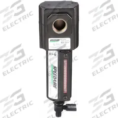 SPEEDAIRE Compressed Air Filter: Particulate, 1/2 in NPT, 5 micron, 70 cfm, 250 psi Max Op Pressure (MPN 4ZL41). Key specifications — attr110055: Intermediate Duty; attr110008: SPEEDAIRE.