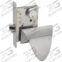SARGENT Door Lockset: Classroom Security Paddle Locksets, Stainless Steel, ADA Compliant (MPN SG-8238ALP-32D LHR 2 CYLINDERS)