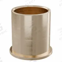 Flanged Sleeve Bearing: Bronze, SAE 841, 3/4 in Bore, 7/8 in OD, 1 in Lg, -35°F to 300°F, 10 PK (MPN FF838-03B). Key specifications — System of Measurement: Inch; Material Grade: SAE 841; Flange Type: Flanged; Brand: OILITE.
