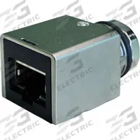 MURRELEKTRONIK Adapter: M12 Female Straight x RJ45 Female Straight, M12 Female Straight, 8 Pins (MPN 7000-51531-0000000). Key specifications — RJ45 Connector Type: Panel Feed-Through Adapter.