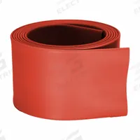RHINO Color-Coded Shrink Tubing: 2 in I.D. Before Shrinking, 1 in I.D. After Shrinking, 4 ft Lg, Red (MPN RCT-2.00-R). Key specifications — Color: Red; Brand: RHINO.