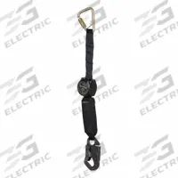 FALLTECH Self-Retracting Lifeline: Steel Carabiner Anchor, Harness Steel Carabiner, 6 ft Line (MPN 72906SCD1L). Key specifications — Brand: FALLTECH; ANSI SRL Type: SRL-P; ANSI SRL Class (2014): Class B; RFID Equipped: No; Lifeline Material: Kevlar; Sealed: No; Anchorage End Connection Type: Carabiner; Anchoring Location: Overhead Only.