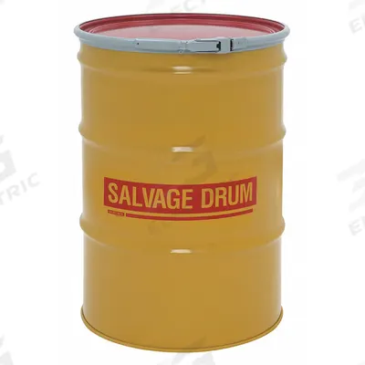 APPROVED VENDOR Salvage Drum: Steel, 55 gal, Lever Lock Ring, 18 ga / 16 ga / 18 ga - Steel Salvage Drums