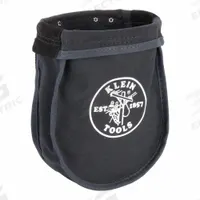 KLEIN TOOLS Tool Pouch: For 3 in Belt Wd - Max, 1 Pockets, Black (MPN 51A). Key specifications — Closure Type: Open Top; Attachment: Snap Loop; Color: Black; Brand: KLEIN TOOLS; For Tool Type: Fasteners.