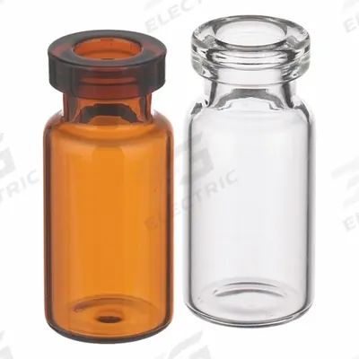 WHEATON Glass Vials & Ampules: 10 mL, 23.75 mm Body Dia, Round, Colorless - Glass Serum Vials